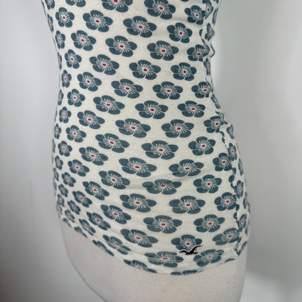 New Vintage Y2K Hollister Women Junior Lace Trim Tank Top Camisole coquette Slim - Picture 6 of 13